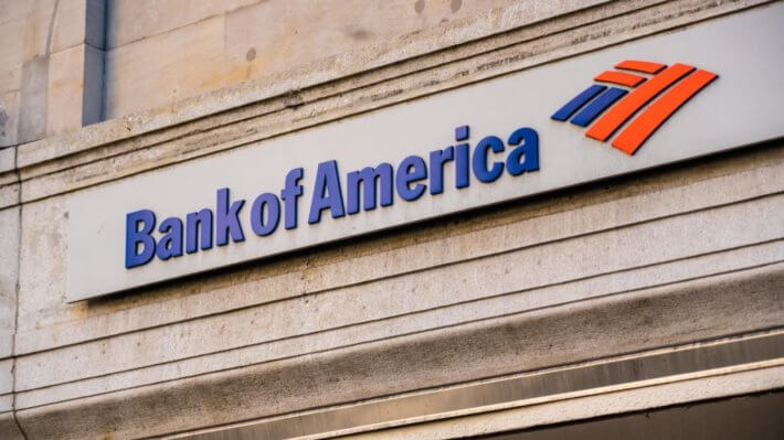  Bank of America      . ?
