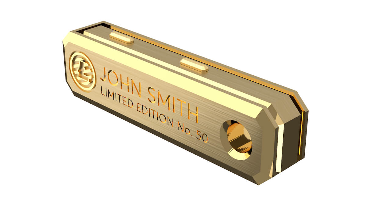 Дорого-богато: создатель лайткоина предлагает золотой кошелёк для ваших монеток.. Фото.