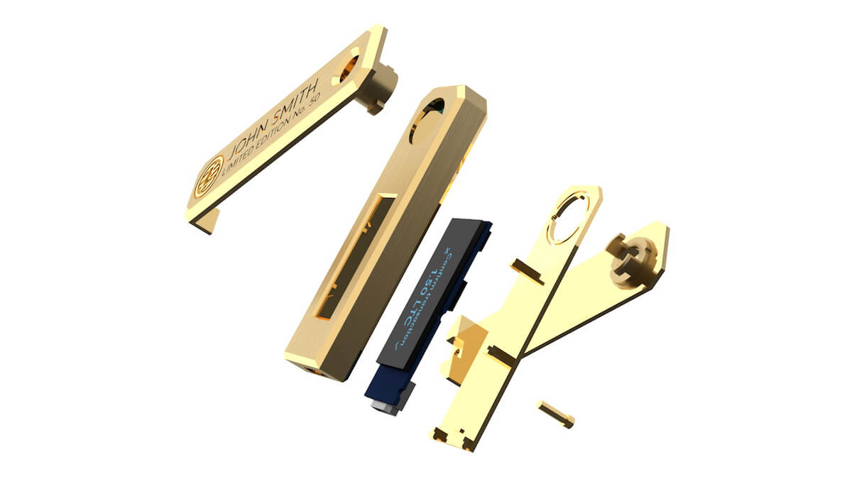 Дорого-богато: создатель лайткоина предлагает золотой кошелёк для ваших монеток.. Фото.