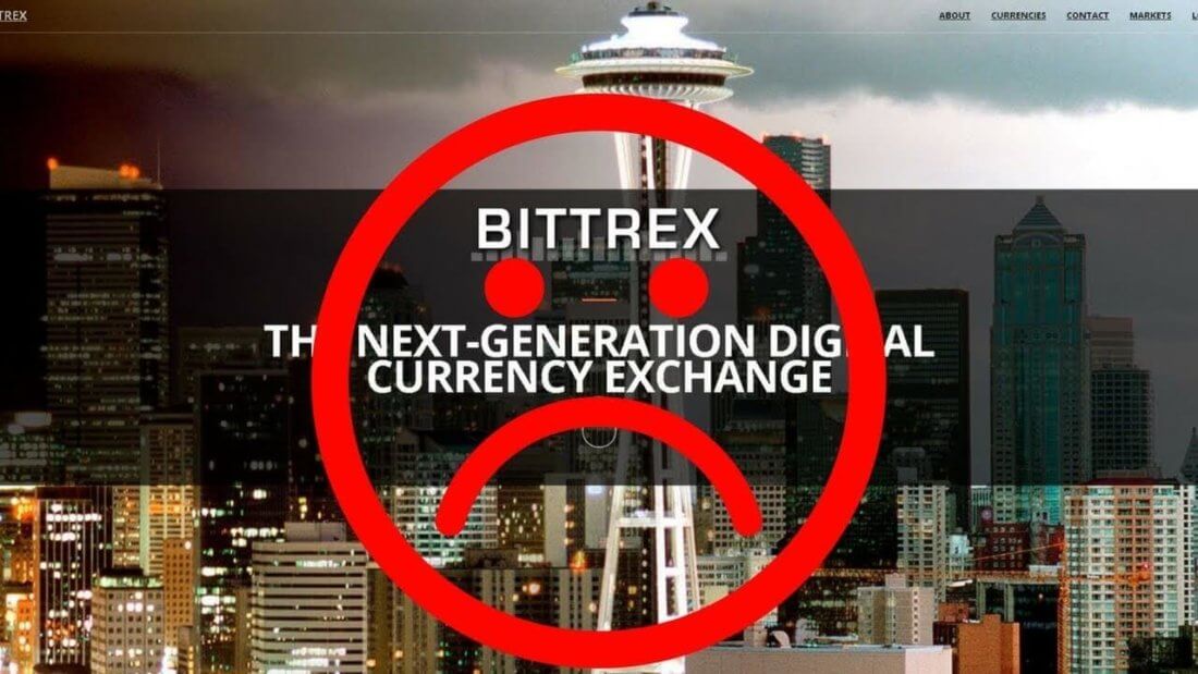 Проблемы с Bittrex: биржа не зачисляет депозиты. Фото.