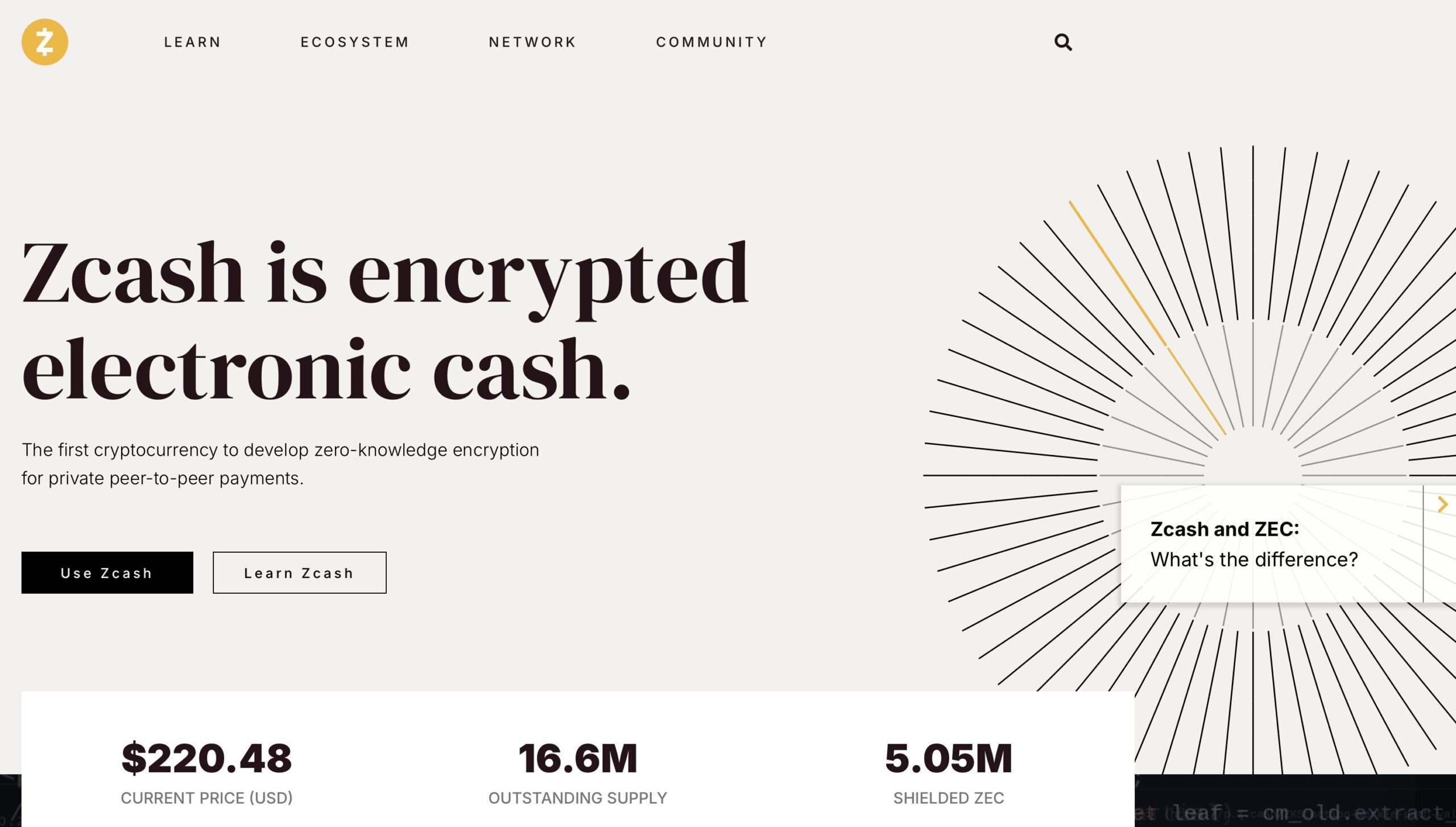 zcash zec сайт криптовалюта