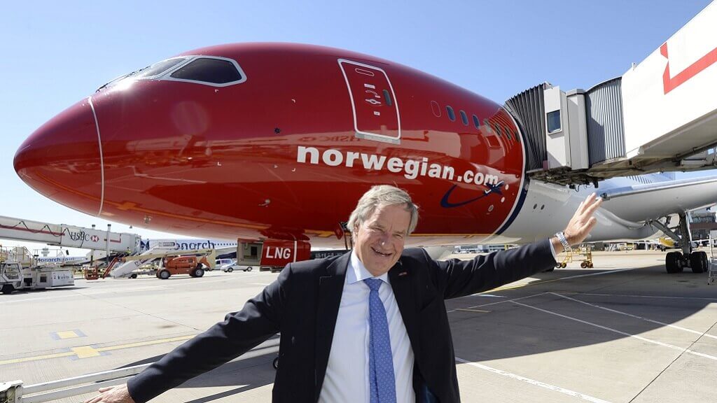 CEO Norwegian Air запустит криптобиржу и позволит покупать авиабилеты за Биткоин. Фото.