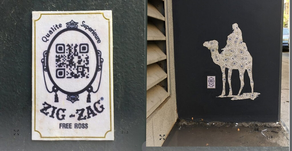 Биткоин-граффити: как криптовалютная революция добралась до улиц. Как криптовалюты меняют мир. Фото.