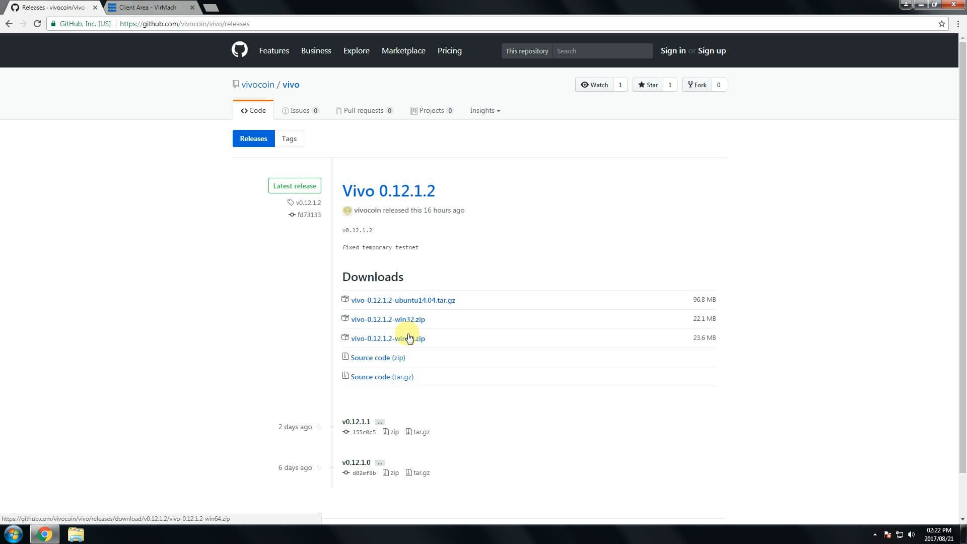 VIVO. Характеристики монеты, настройка мастерноды на Windows и её прибыльность.. Шаг первый.. Фото.