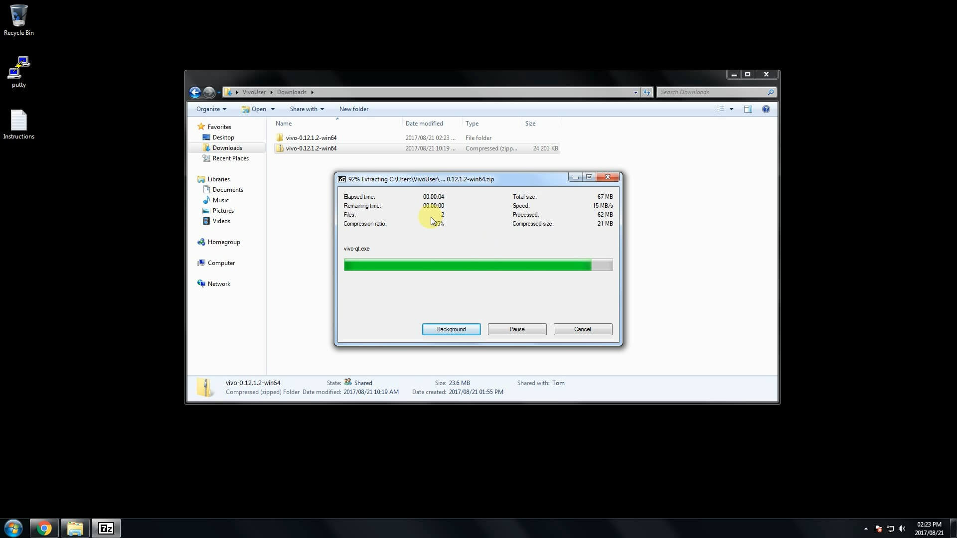 VIVO. Характеристики монеты, настройка мастерноды на Windows и её прибыльность.. Шаг первый.. Фото.