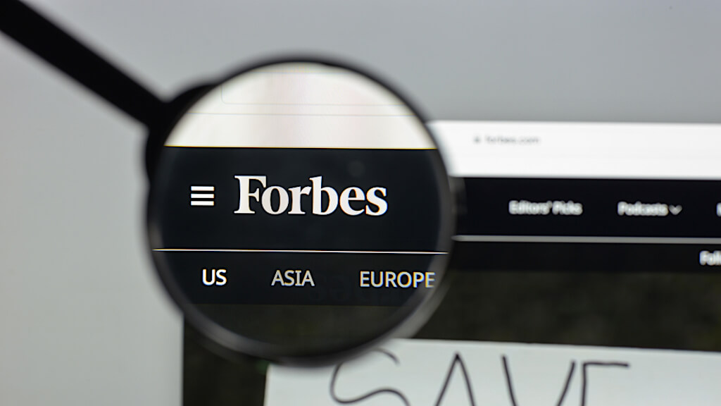 Какие компании с миллиардной капитализацией используют блокчейн? Список Forbes. Фото.
