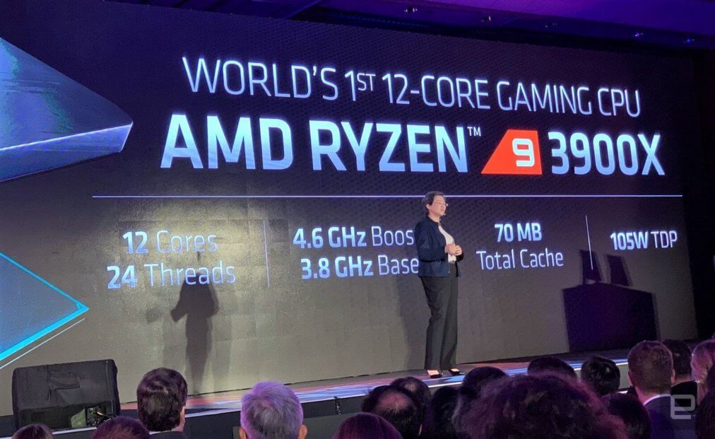 Характеристики AMD Ryzen 9 CPU. Источник: Engadget. Фото.