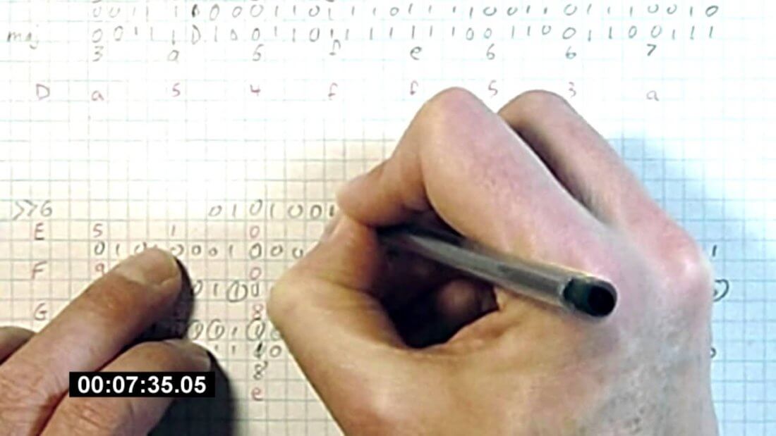 Метод 3: Добываем биткоины карандашом и бумагой. Источник: Youtube. Фото.