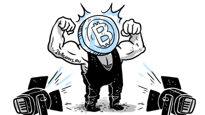 btc bitcoin биткоин силач неуязвим некоррелирован биткоин показывает мощь