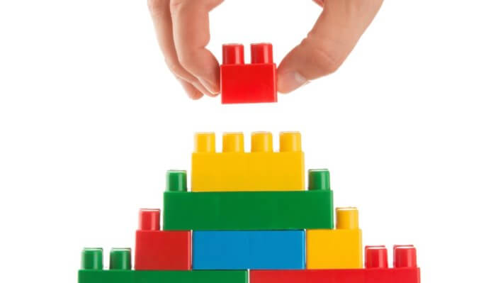 Lego блоки постройка блокчейн