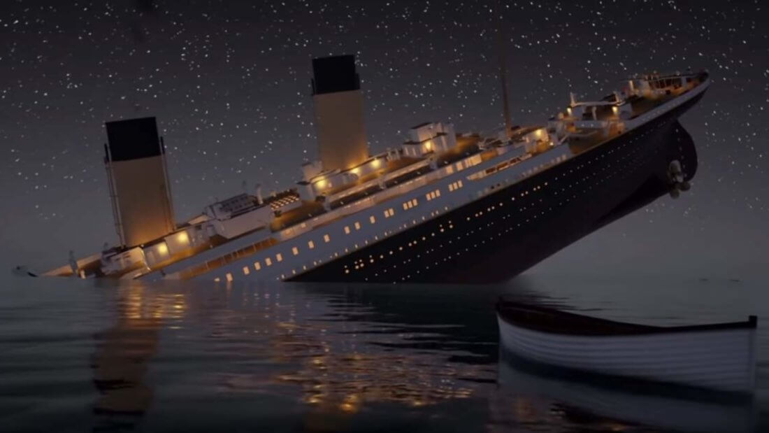Титаник корабль тонет катастрофа
