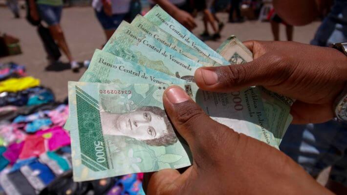 Боливар валюта банкноты