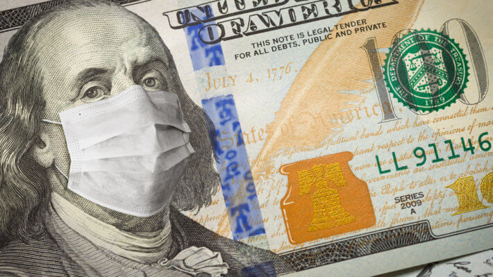 доллар маска коронавирус