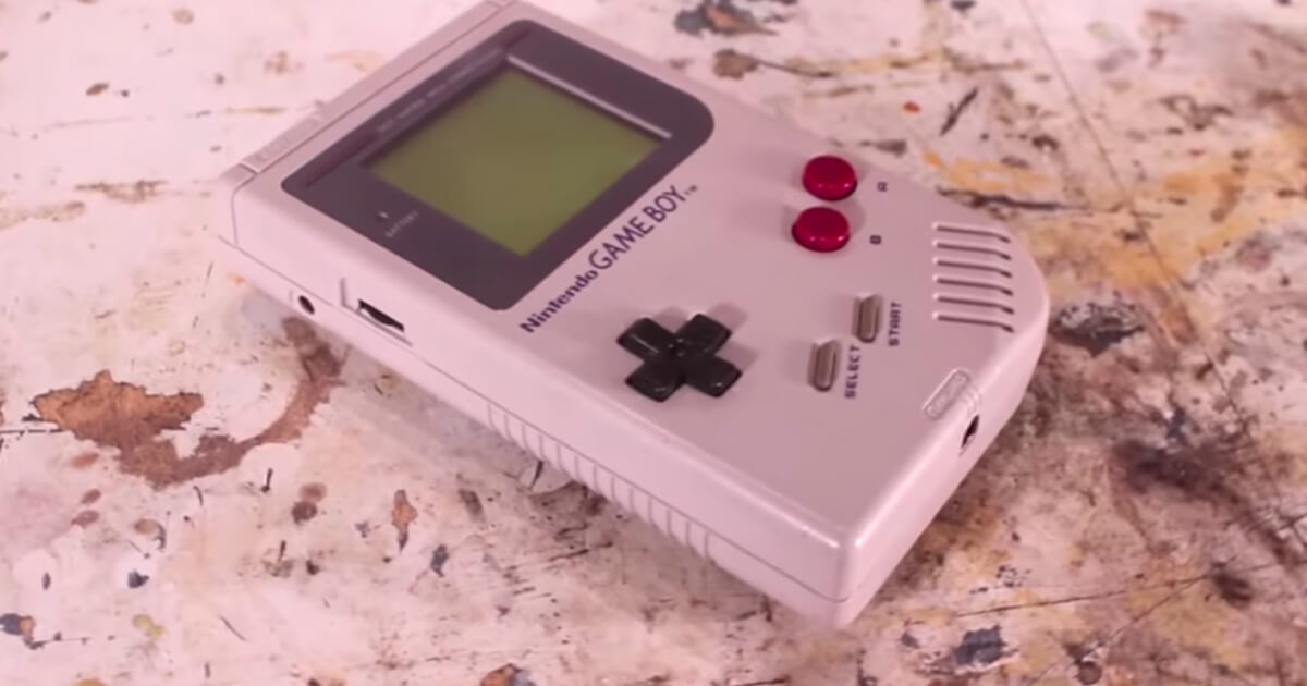 Как майнить биткоины на приставке. Nintendo Game Boy. Фото.