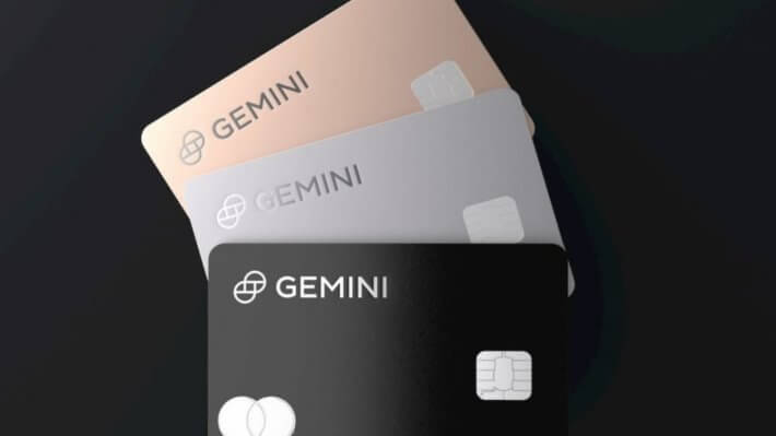 Биржа Gemini выпустит собственную кредитную карту для кешбэков в криптовалюте. Фото.