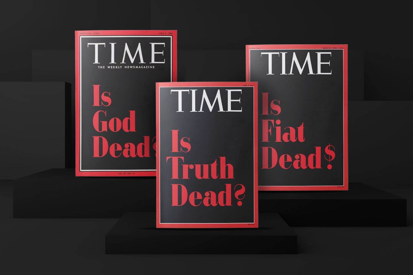 Журнал TIME раздаёт NFT за мемы. Кому подарят уникальные токены? Обложки TIME, доступные в виде NFT-токенов. Фото.
