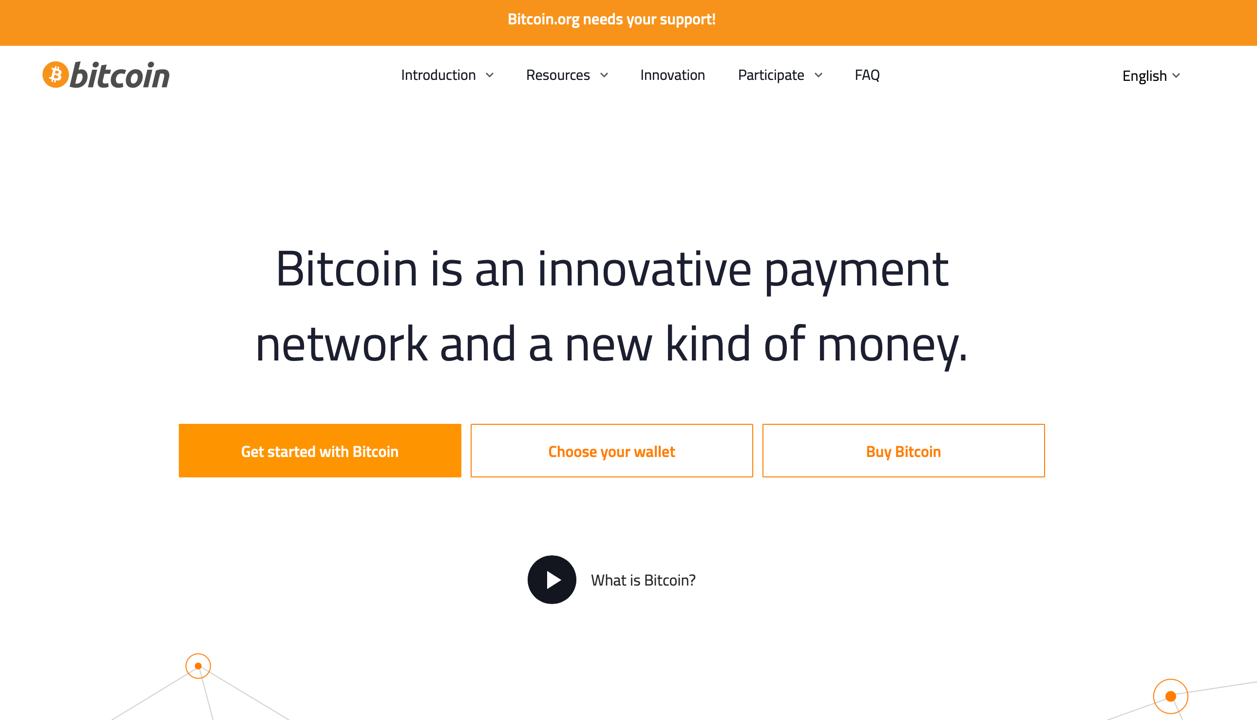 Сайт Bitcoin.org