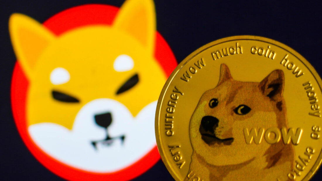 Shiba Inu Dogecoin монета график трейдинг