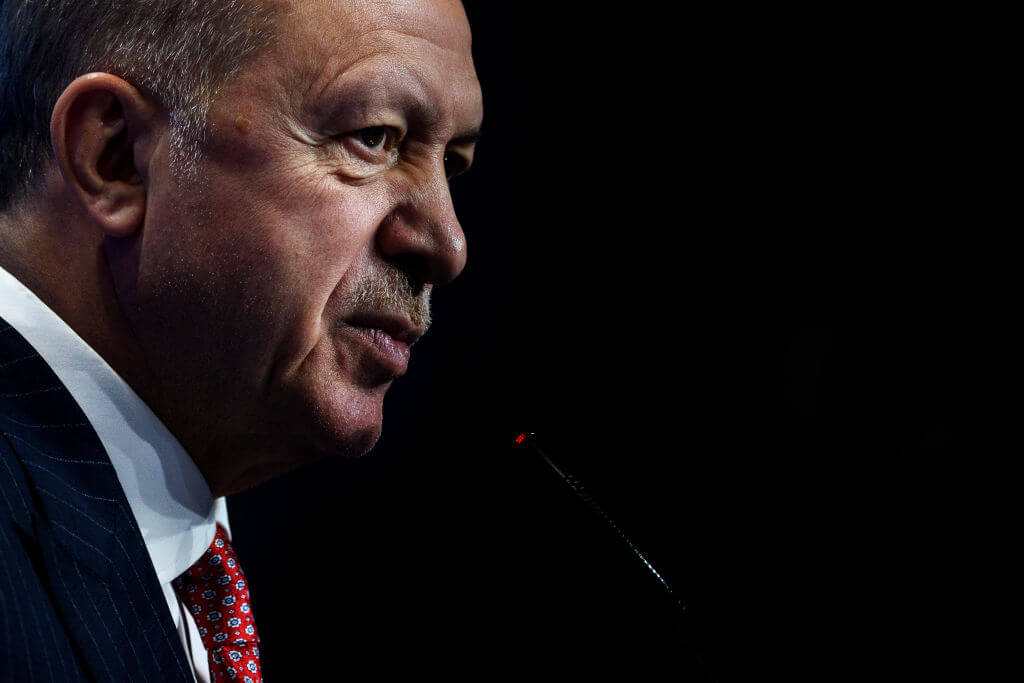 Какой рекорд курса Биткоина. Президент Турции Реджеп Тайип Эрдоган. Фото.