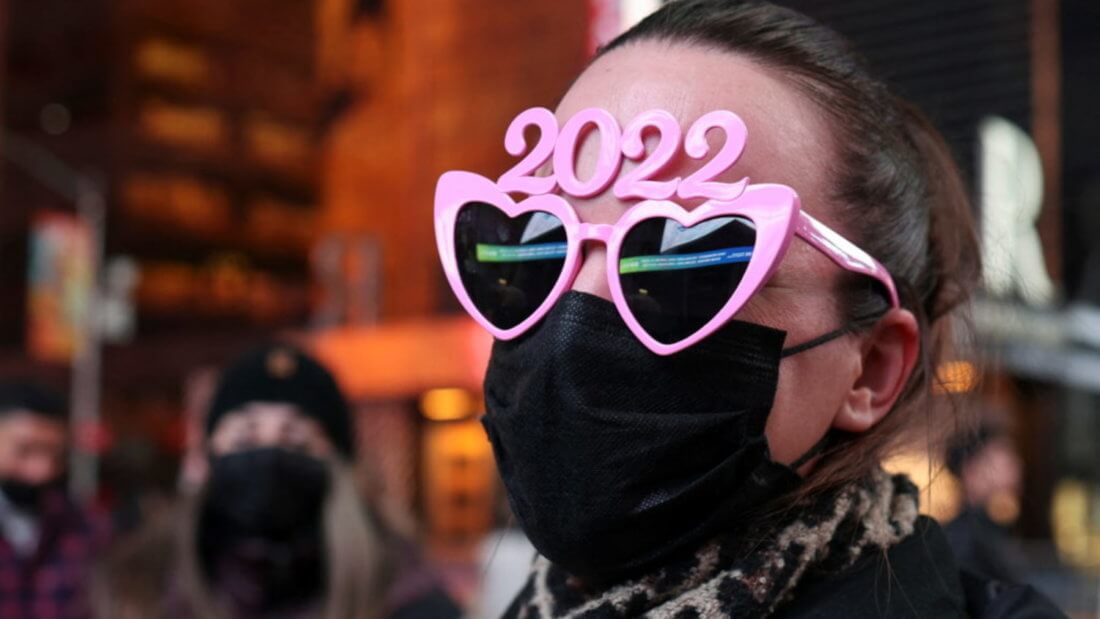 2022 новый год праздник очки