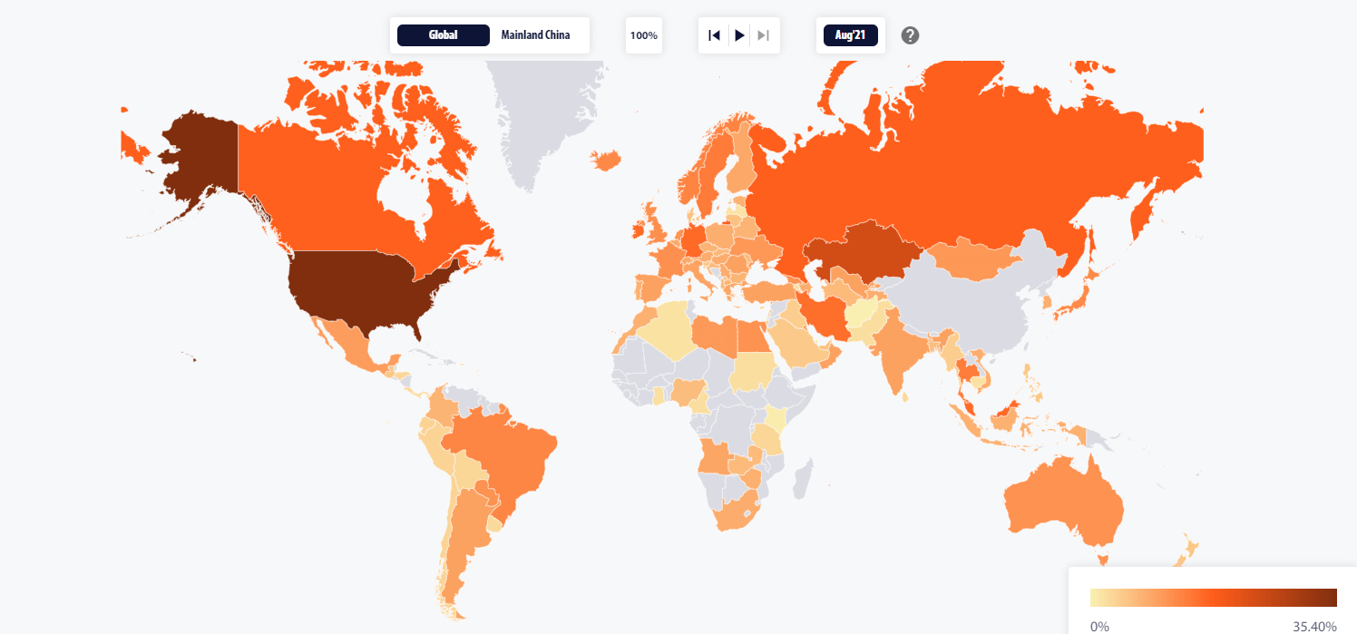 Биткоин карта мир блокчейн майнинг