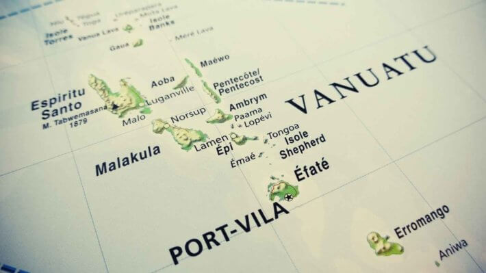 Правительство Вануату поддержало проект по созданию острова для пользователей криптовалют. Фото.