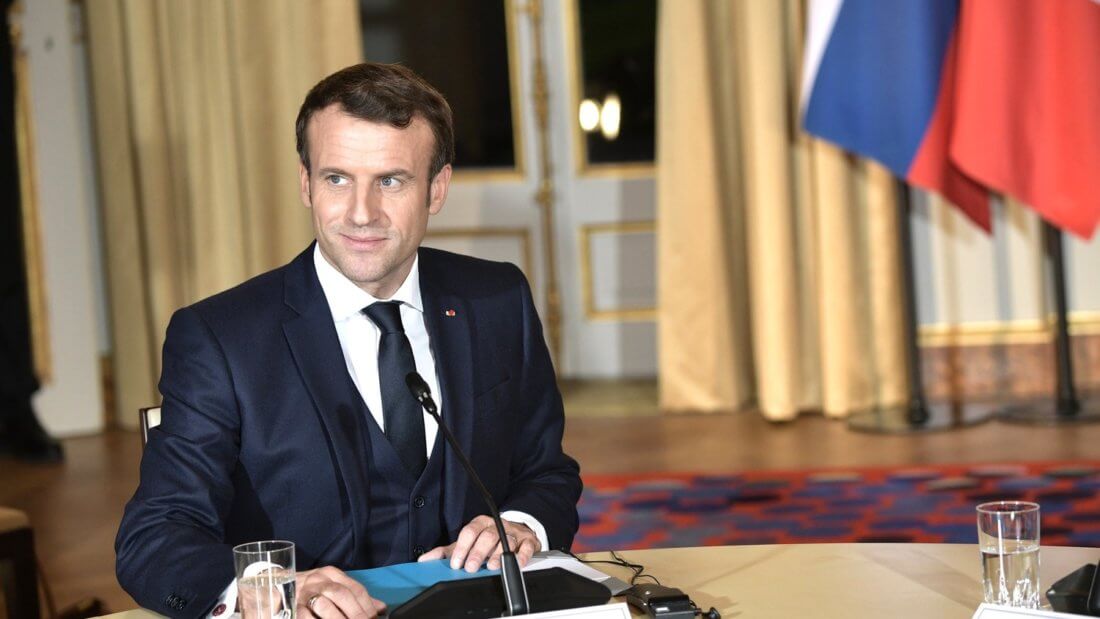 Президент Франции прокомментировал тему криптовалют, NFT-токенов и саморегулируемого финансового сектора. Фото.