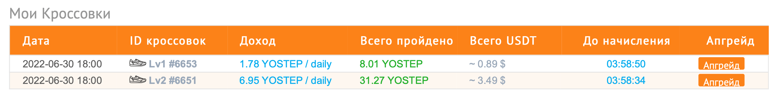 Как использовать платформу YoStep — пошаговое руководство. Приобретённые кроссовки на платформе YoStep. Фото.