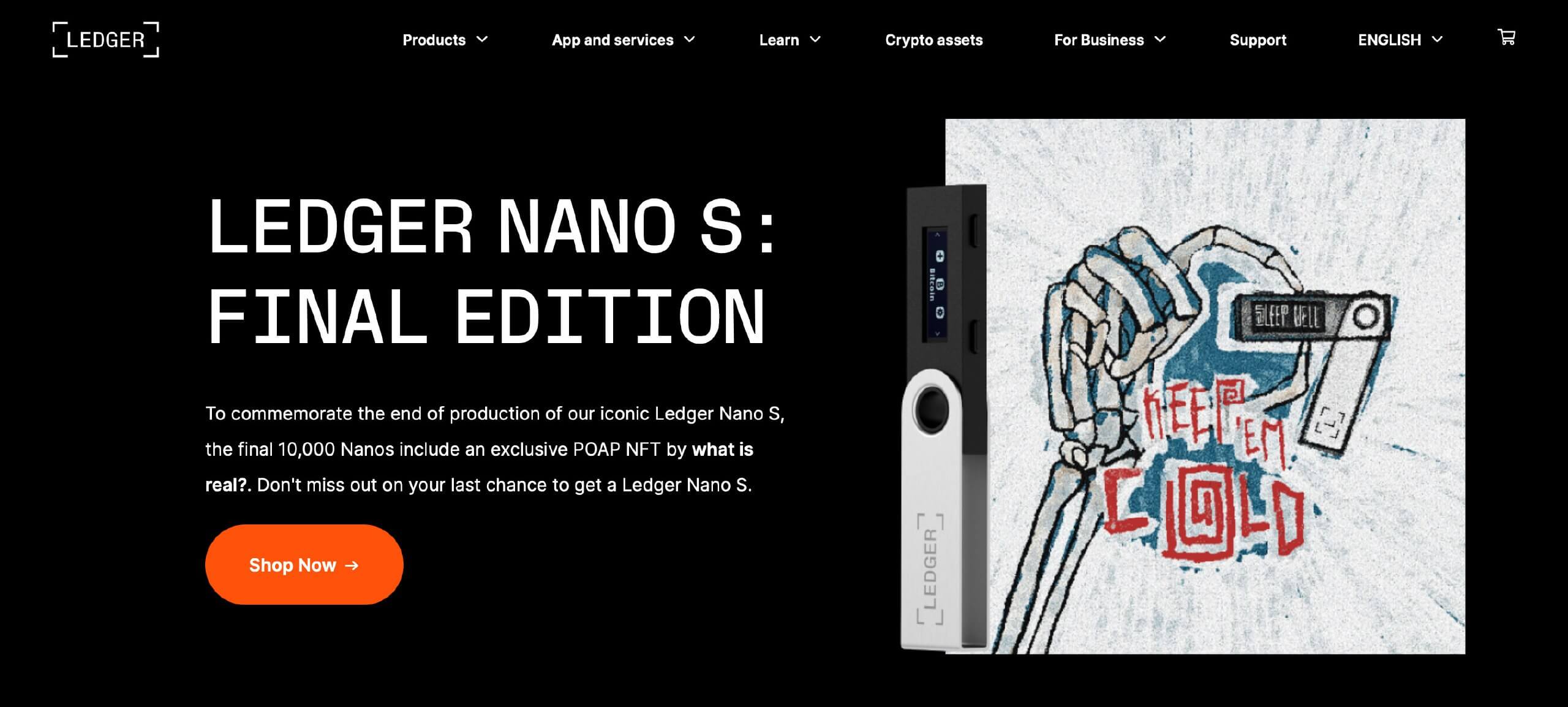 ledger nano s final edition