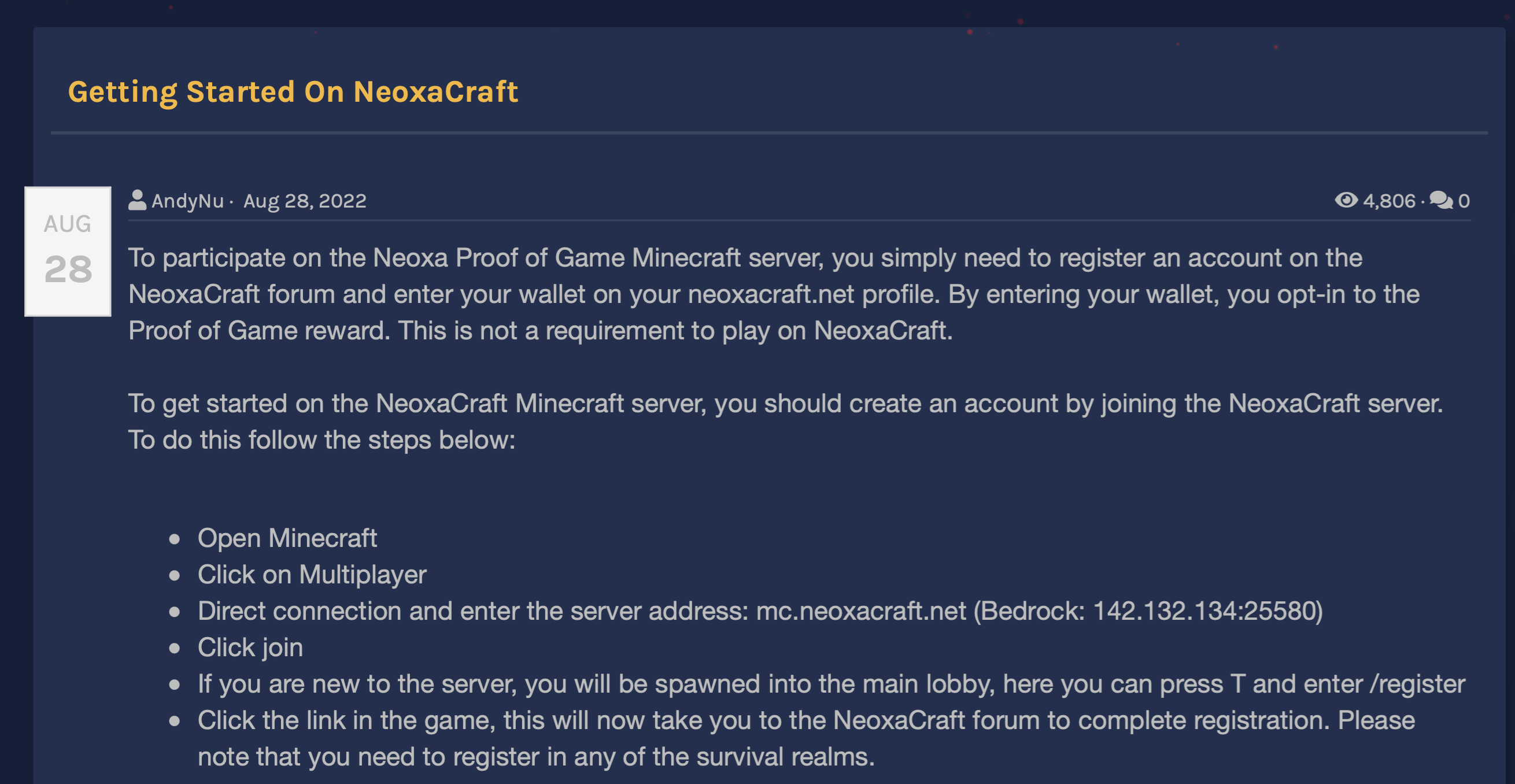 Что такое Neoxa NEOX. Особенности криптовалюты. Описание проекта NeoxaCraft. Фото.