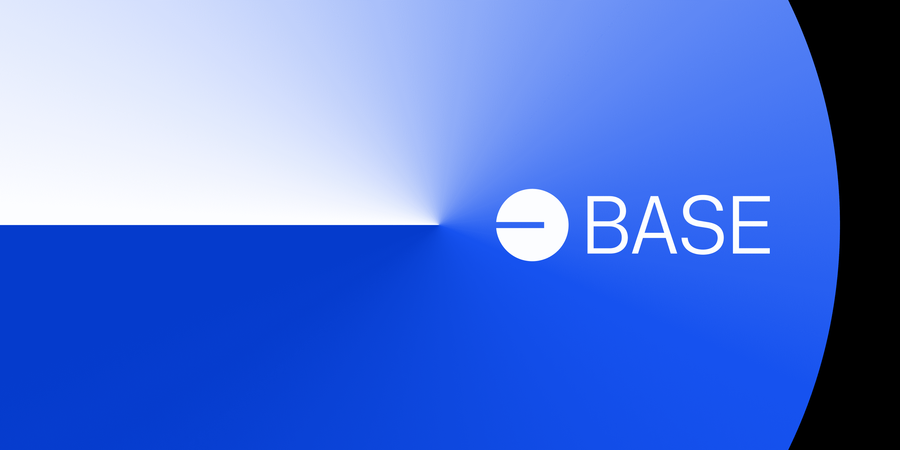 Новый блокчейн от Coinbase. Логотип проекта Base от Coinbase. Фото.