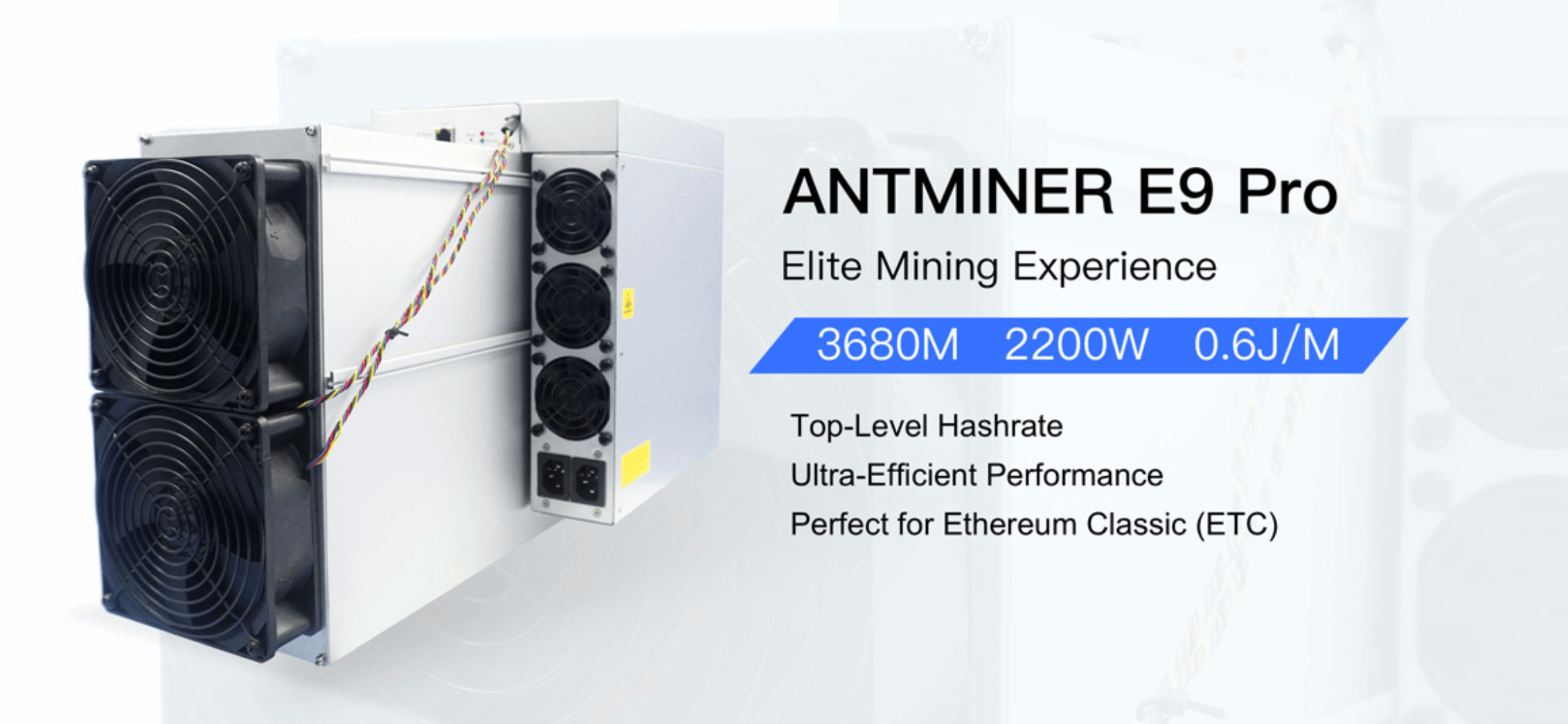 Особенности Antminer E9 Pro. Особенности Antminer E9 Pro от Bitmain. Фото.