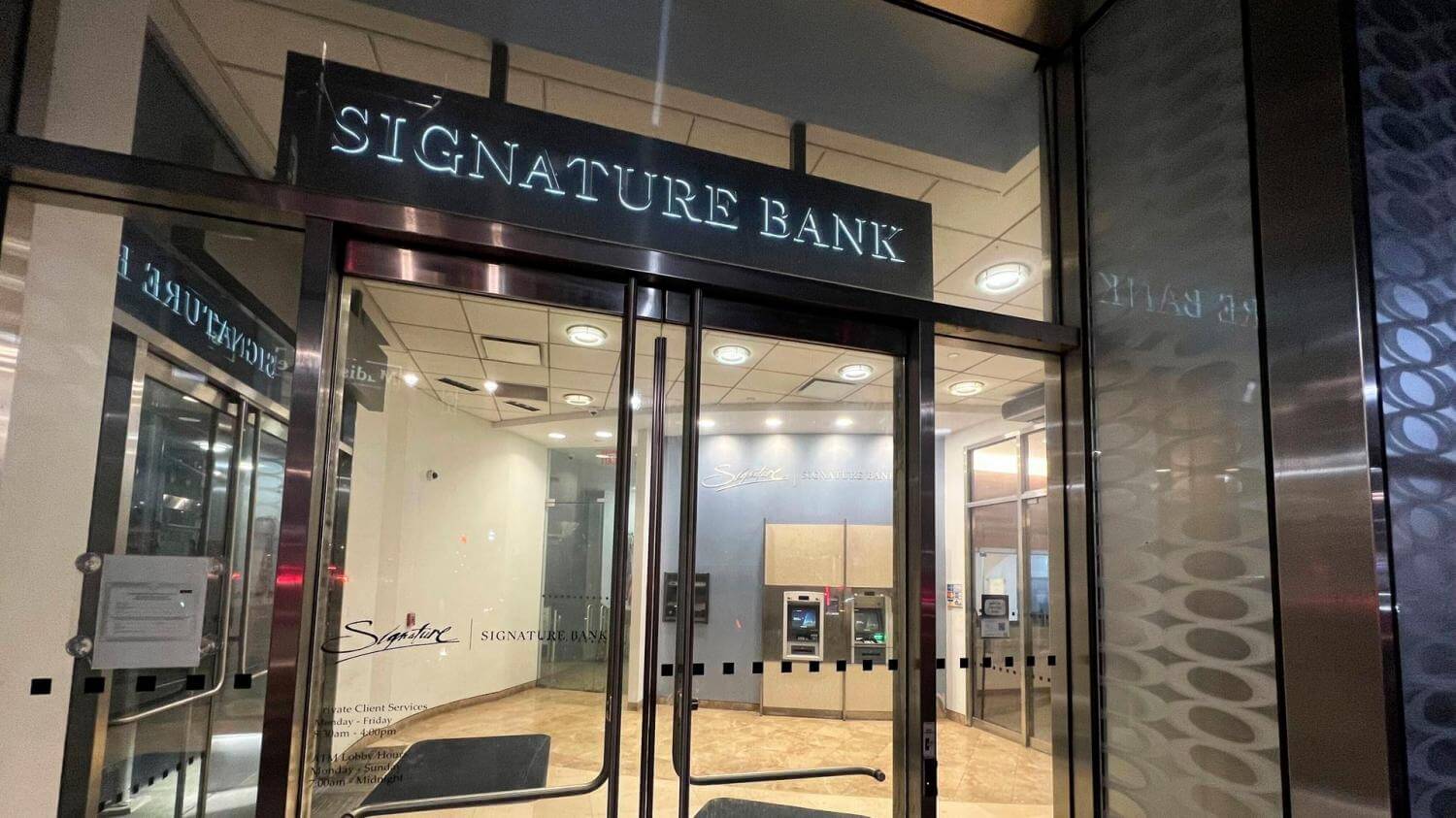 Как крах банков скажется на криптовалютах? Signature Bank. Фото.