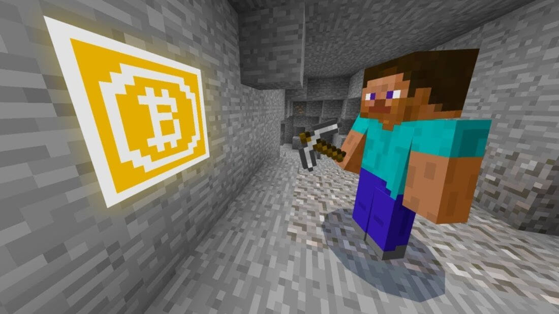 Криптостартап раздаёт биткоины за игру в Minecraft. Как получить вознаграждение? Фото.