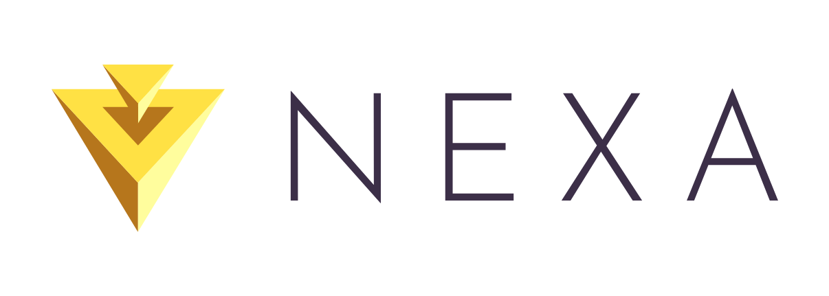 Тестирование пула Nexa. Логотип блокчейн-проекта Nexa. Фото.