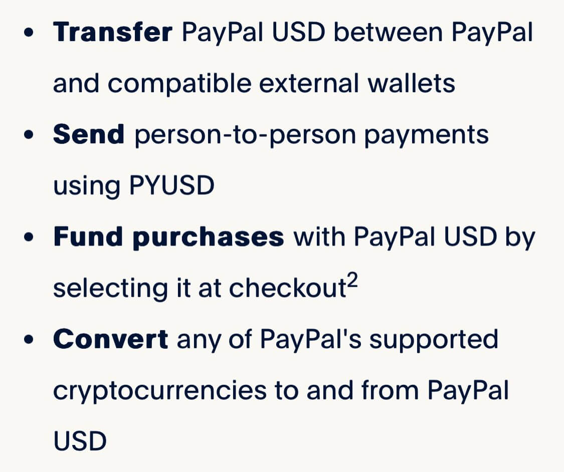 Зачем нужен стейблкоин от PayPal. Описание преимуществ стейблкоина PYUSD от PayPal. Фото.