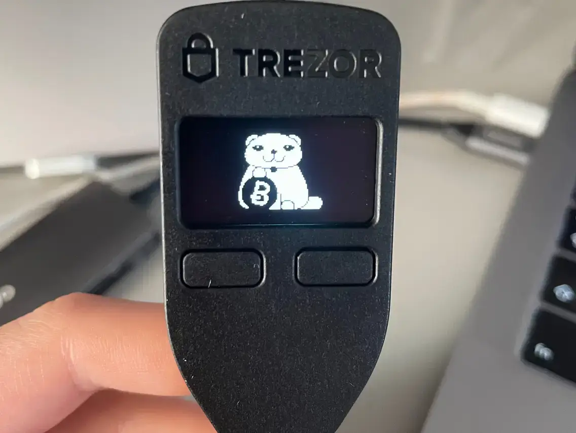 Взломали ли компанию Trezor? Аппаратный кошелёк Trezor. Фото.