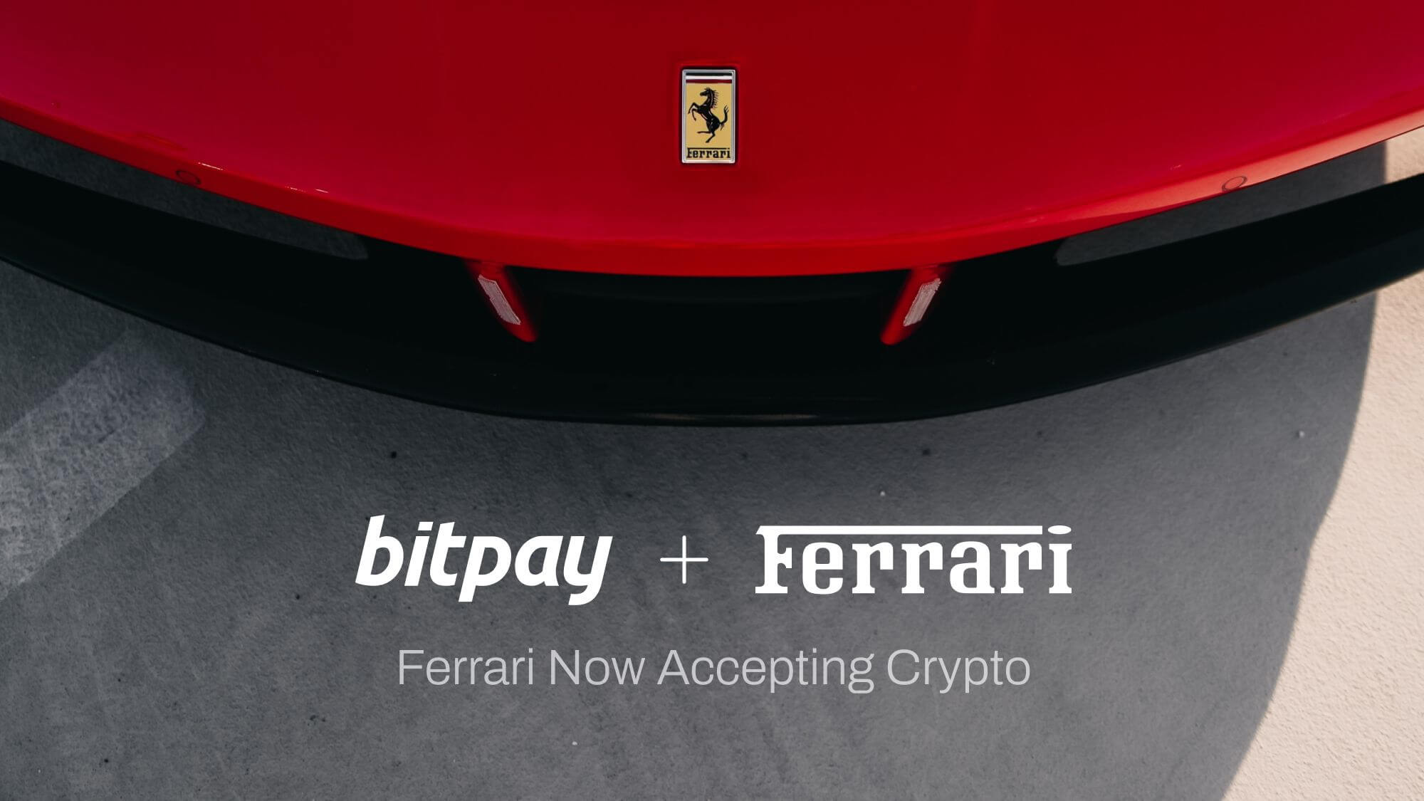 Какие автомобили можно купить за криптовалюту. Анонс партнёрства с BitPay компанией Ferrari. Фото.