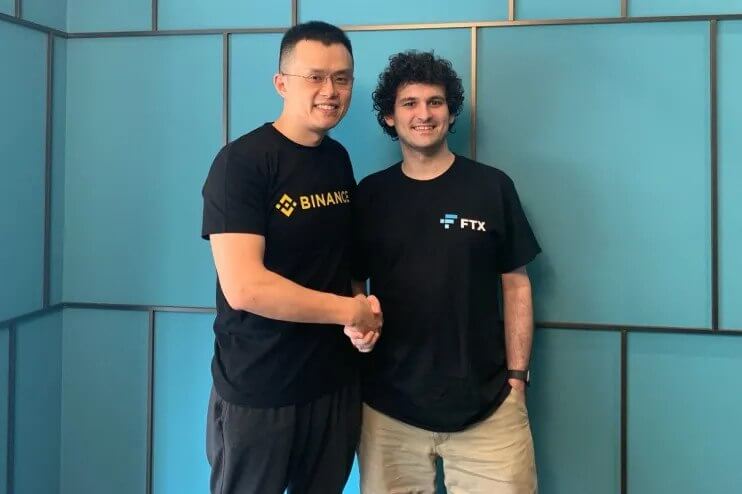 Арест криптовалютных мошенников. Бывший руководитель Binance Чанпен Чжао и бывший руководитель FTX Сэм Банкман-Фрид. Фото.