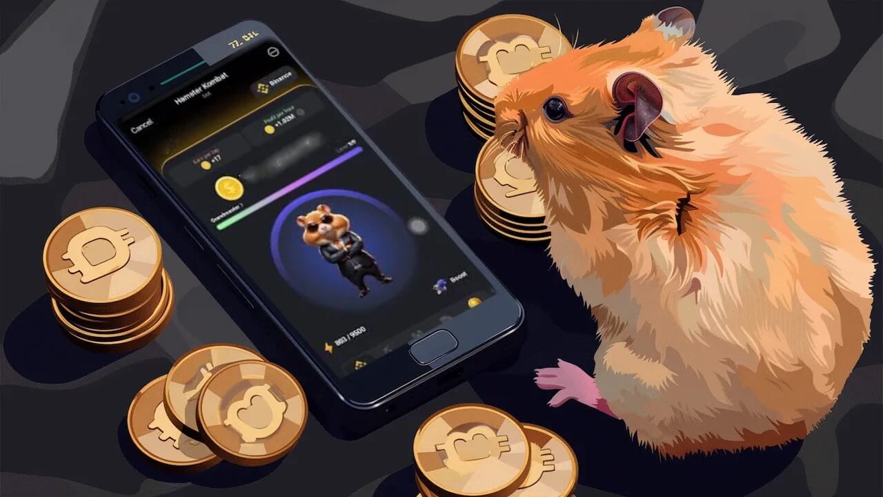 Что будет с токеном Hamster. Иллюстрация на тему игры Hamster Kombat. Фото.