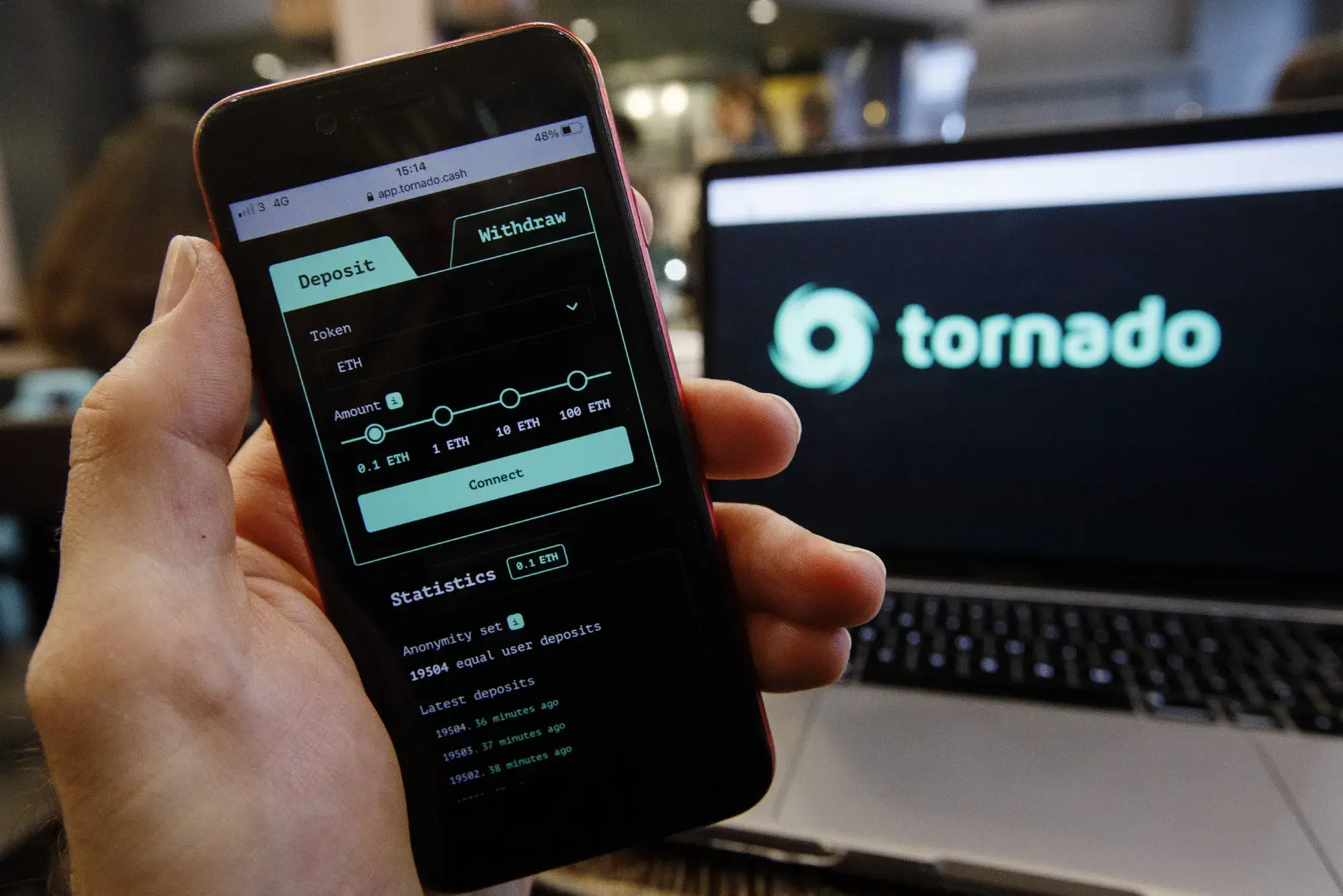 Что будет с криптовалютами в 2025 году. Платформа Tornado Cash. Фото.