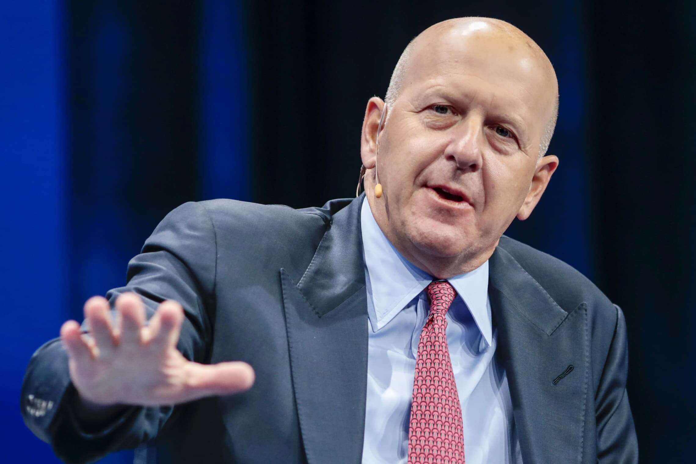 Криптовалюты набирают популярность. CEO Goldman Sachs Дэвид Соломон. Фото.