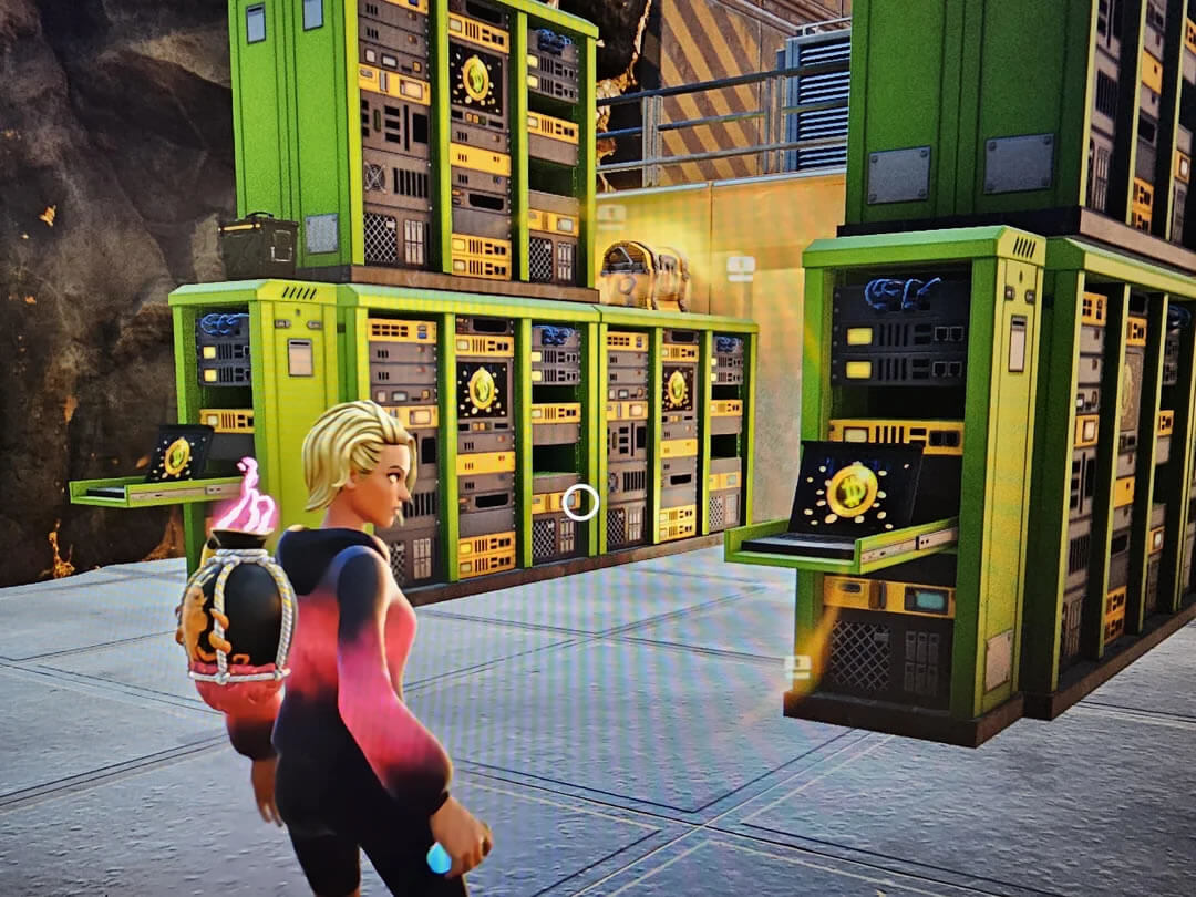 Как используют крипту в Fortnite. Криптоферма в игре Fortnite. Фото.