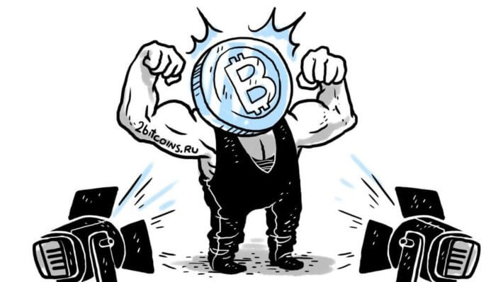 Биткоин оказался куда более стабильным на фоне обвала акций и риска инфляции. Что это значит для криптовалюты? Фото.