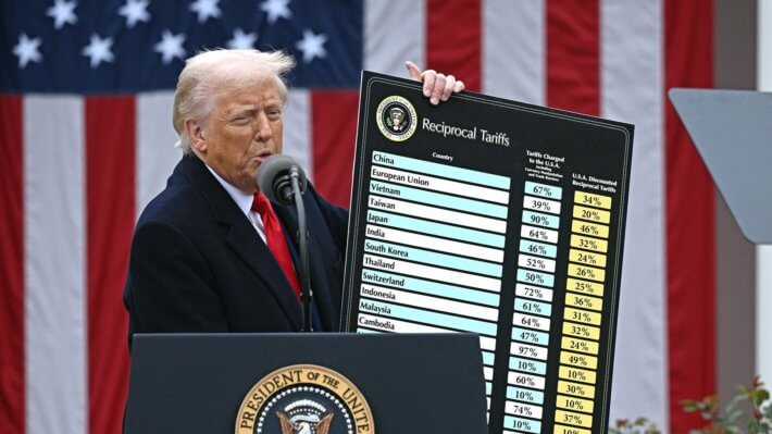 США вводят 104-процентные тарифы на импорт из Китая. Что это значит для криптовалют? Фото.