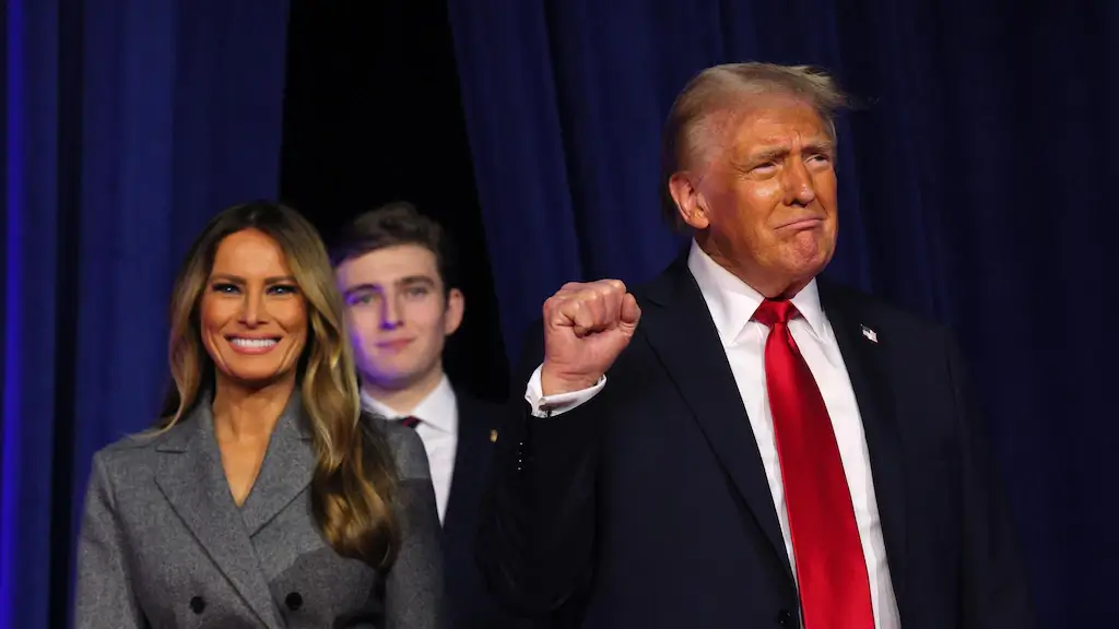 Кошелёк Дональда Трампа. Президент США Дональд Трамп. Фото.