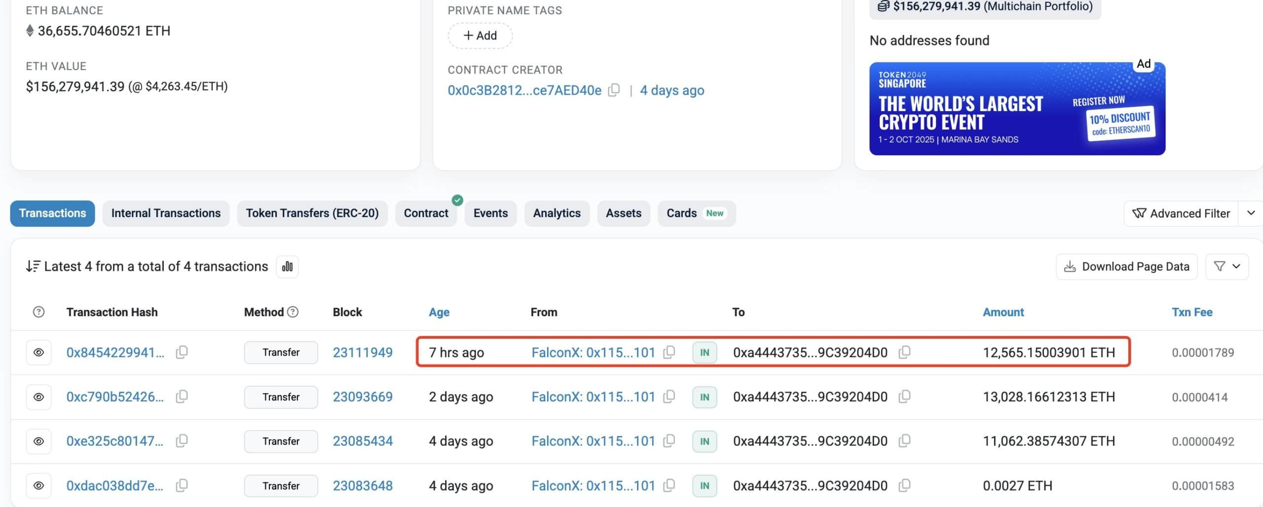 Кто покупает Эфириум сегодня. Транзакция с покупкой ETH. Кто покупает Эфириум сегодня. Транзакция с покупкой ETH. Фото.