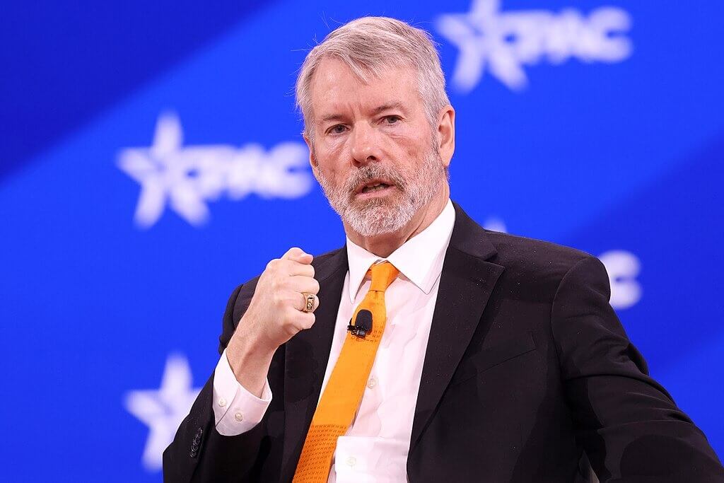 Когда может ликвидировать Strategy. Исполнительный председатель Strategy Майкл Сейлор. Фото.