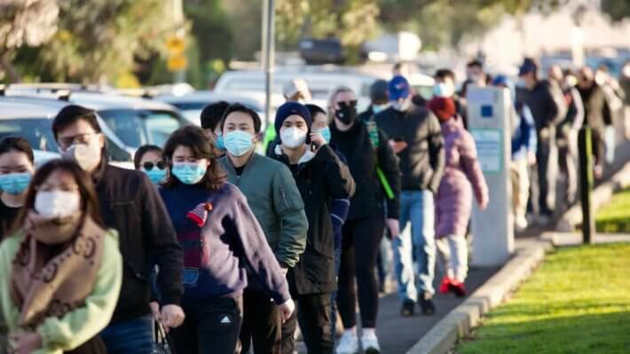 пандемия коронавирус очередь