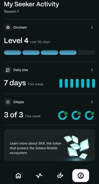SKR — новый аирдроп в 2026 году. Мониторинг активности в кошельке Solana Seeker. SKR — новый аирдроп в 2026 году. Мониторинг активности в кошельке Solana Seeker. Фото.